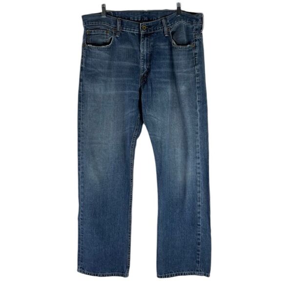 Levi's Jeans Mens Blue 569 Loose Fit Straight Leg Denim 5 Pockets Cotton 36x34 - Picture 1 of 16